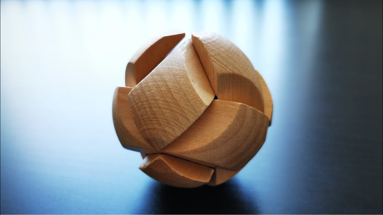 How to Solve Wooden Ball Brain Teaser Slide 3D Puzzle