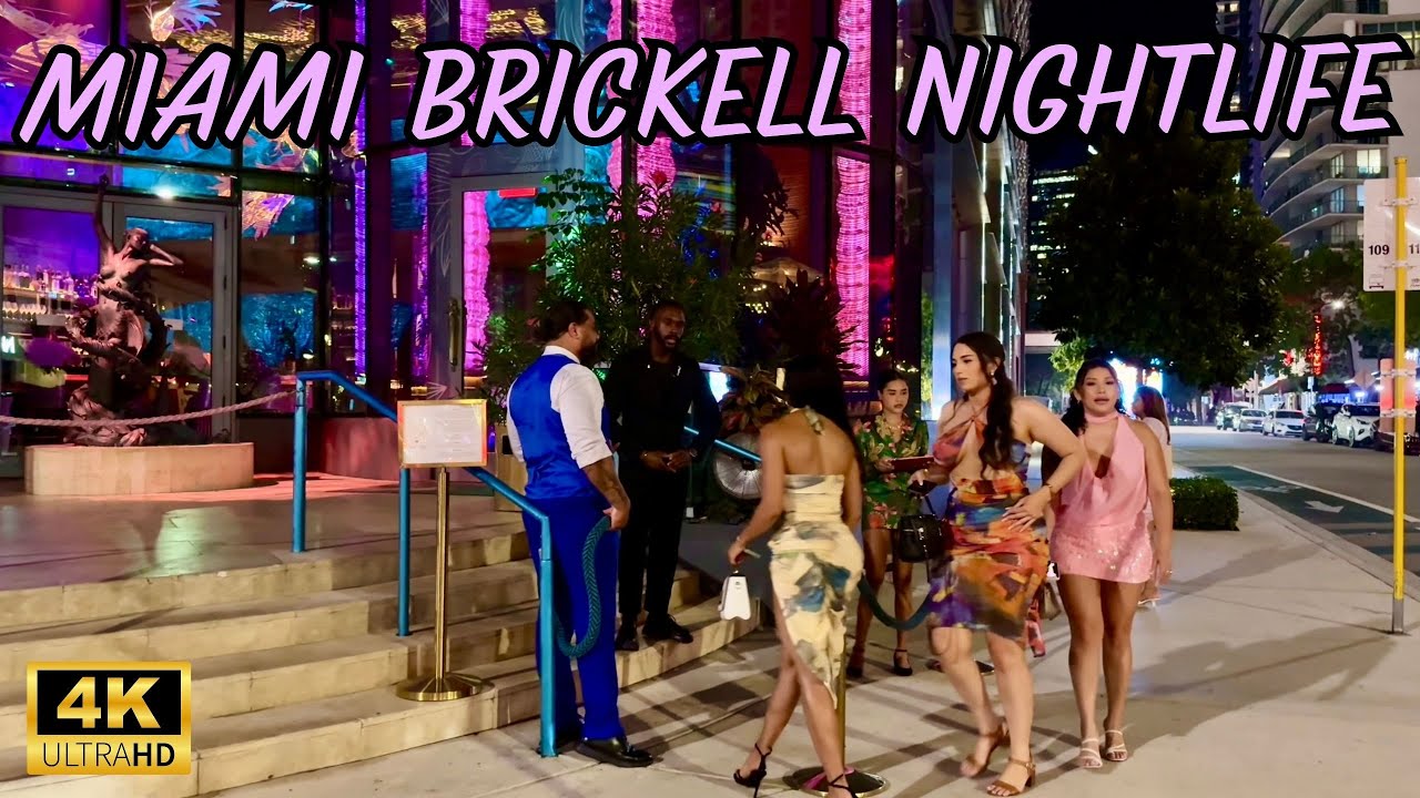 ✨ Miami Brickell Night Walk | After Sunset Vibes & City Energy