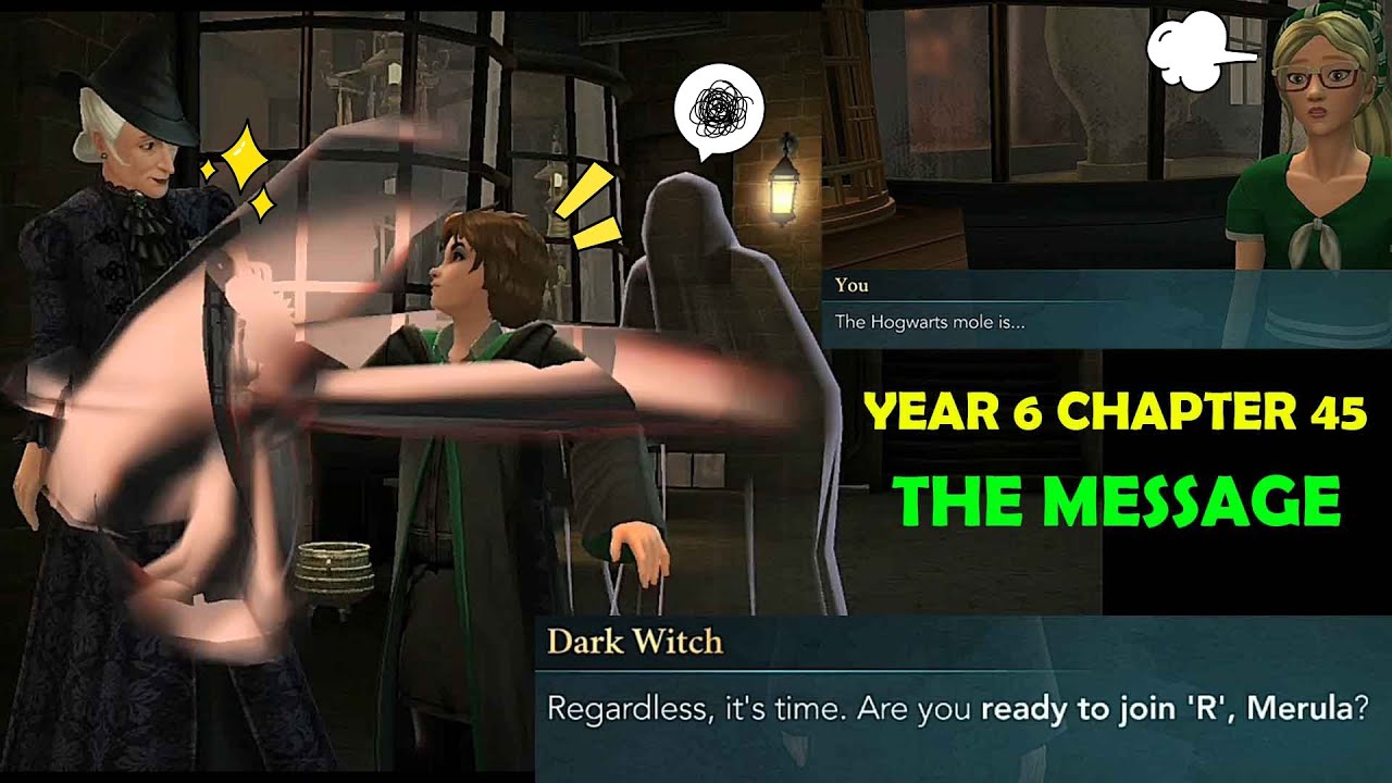 Year 6 Chapter 45 The Message Harry Potter Hogwarts Mystery