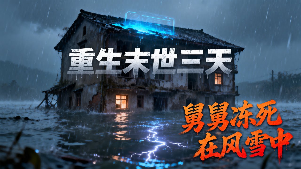 【全文四十七分鐘已完結|一口氣看末世生存系列】三天地底極限生存神劇！重生激活系統老屋，全家囤萬噸米麵油鹽恒溫蓄水築堡，舅舅凍死血腥虐殺逆轉新生希望！