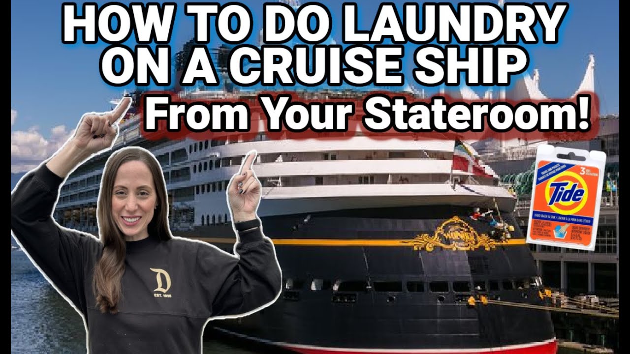 HOW TO DO LAUNDRY FROM YOUR STATEROOM | How to Use Tide Sink Packets | How to Do Laundry on a Cruise