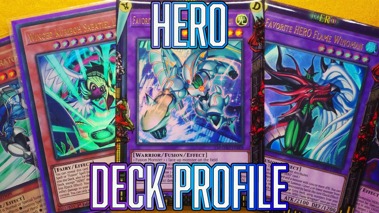 Yu-Gi-Oh! Hero Deck Profile Update - POST Magnificent Monsters