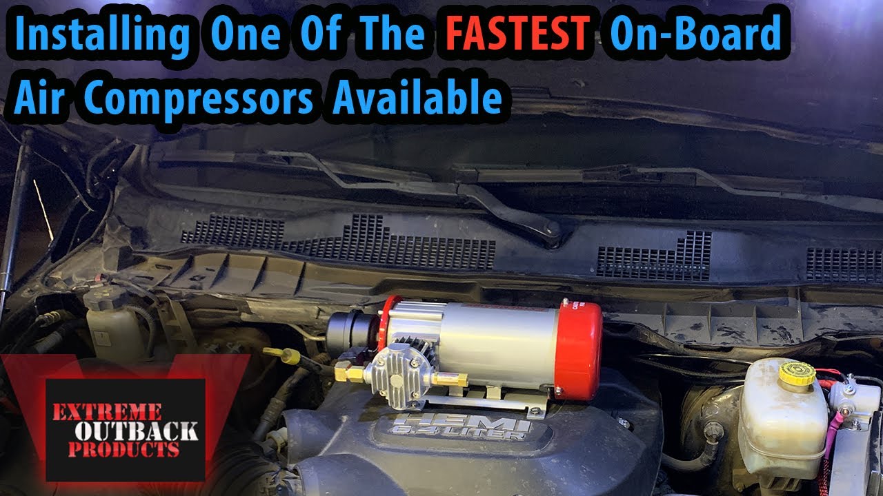 The Best Overlanding Air Compressor From Extreme Outback Installed-One Of The Fastest You Can USE!