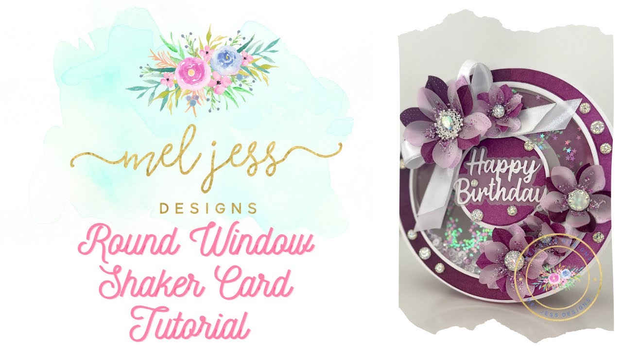 Round Window Shaker Card Tutorial