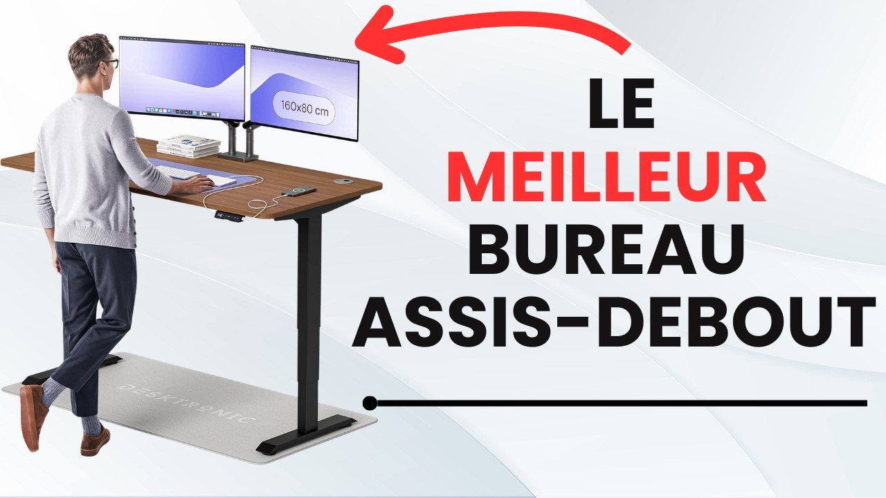 🥇TOP 4 : Meilleur Bureau Assis Debout 2026