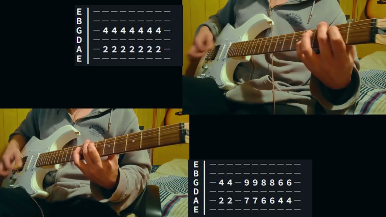 BLINK 182 - ONE NIGHT STAND (Guitar cover + Tabs)