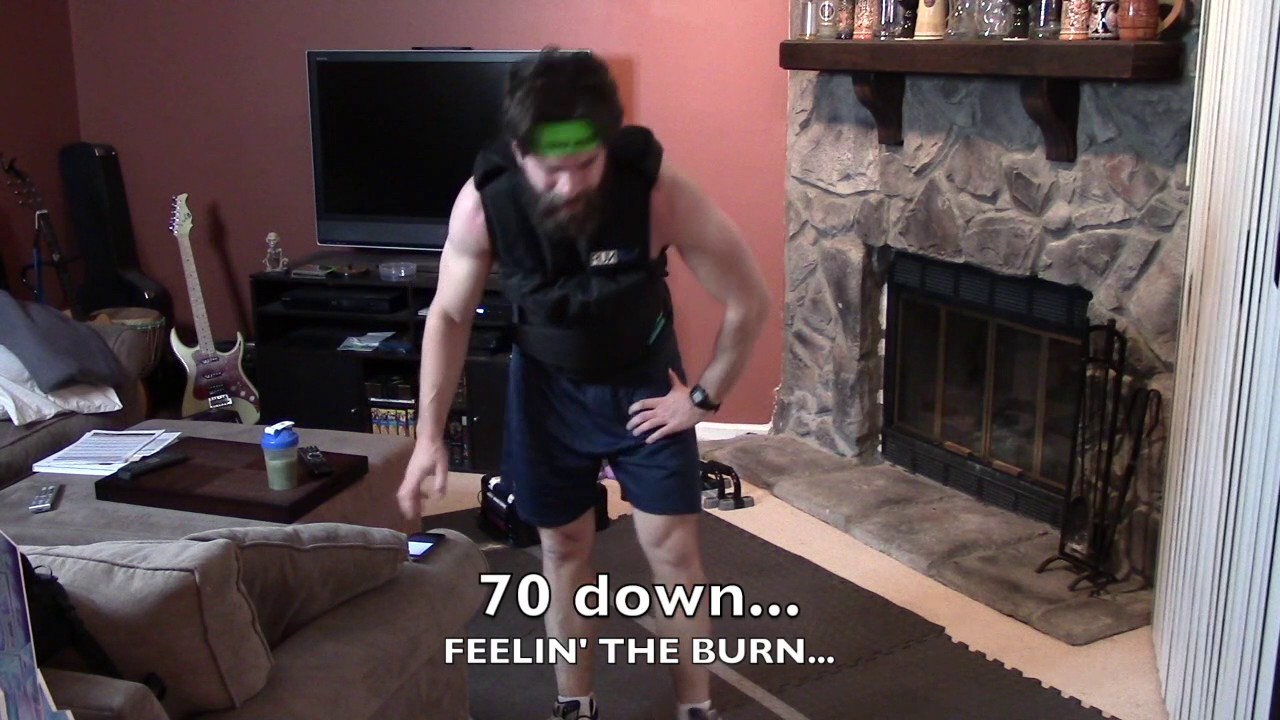 100 BURPEES with a 20LBS WEIGHTED VEST