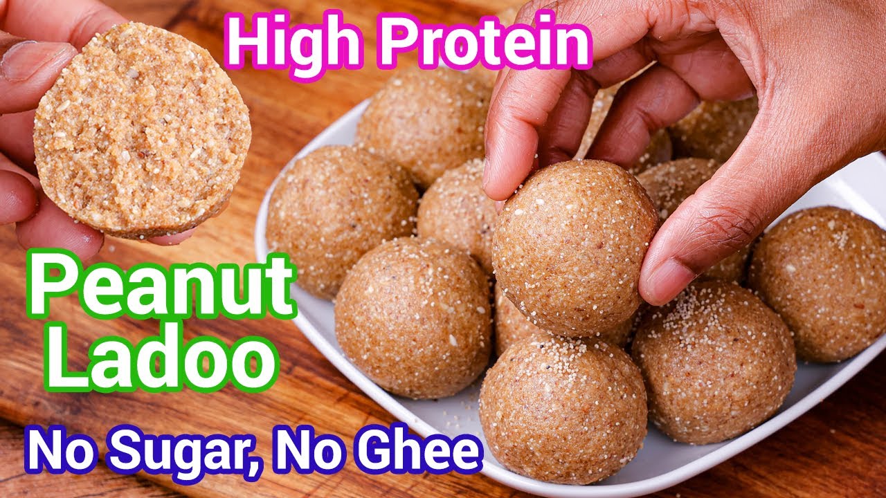 Healthy Protein Rich Peanut Sesame Ladoo Recipe - Super Healthy Palli Laddu | Shengdana Ladoo