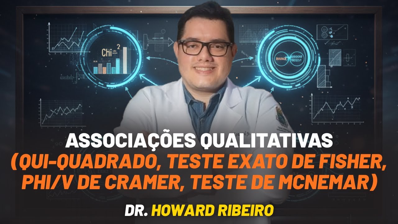 Aula 2 - Associações Qualitativas (x2, Fisher, McNemar e Phi e V de Cramer) - Prof. Howard Ribeiro