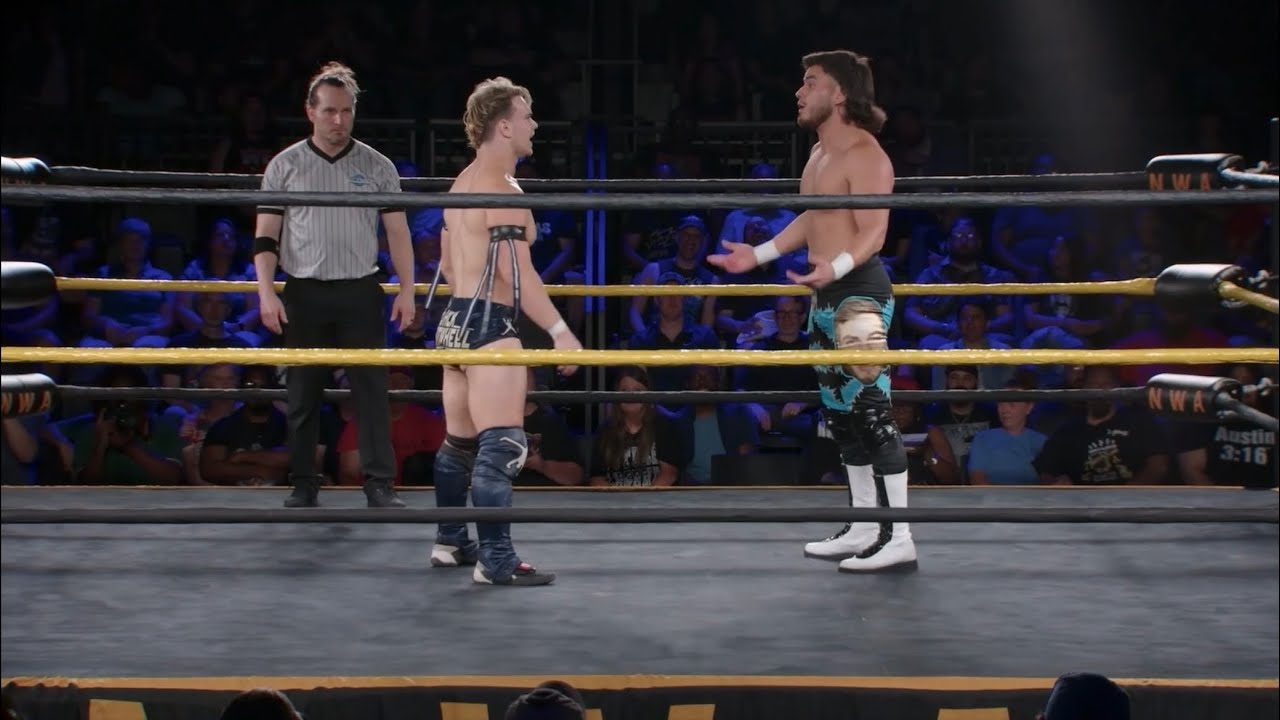 Joe Alonzo VS Jack Cartwheel - NWA JR Heavyweight Champion