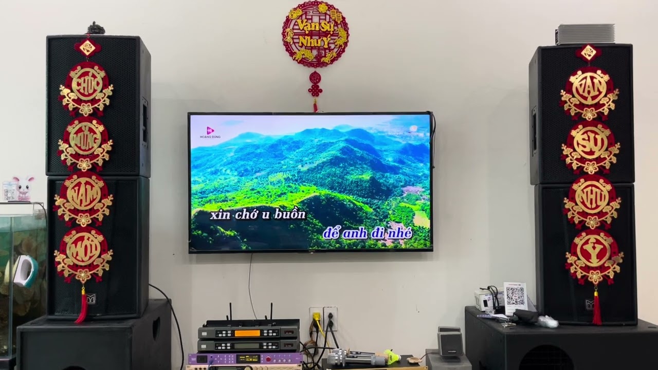 Test bộ karaoke vip cho bác khách, bác nghe xong gật đầu luôn...