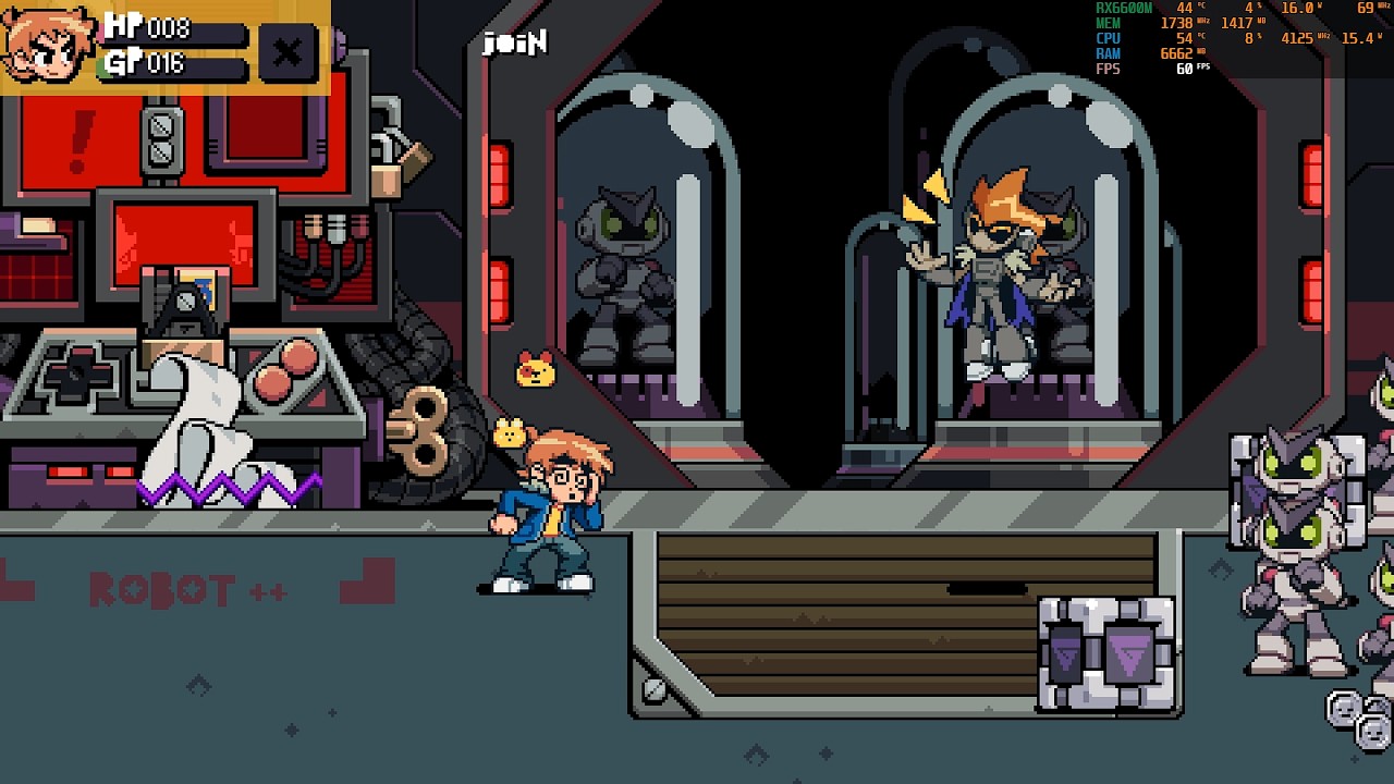 Scott Pilgrim EX (Max Settings) - RX 6600M - R5 5600H - Lenovo Legion 5