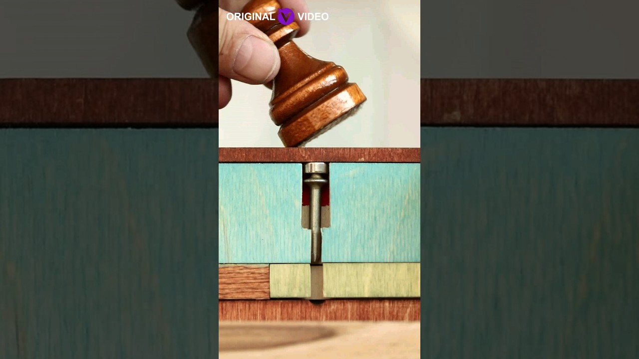 Secret Wooden Key & Lock. Simple DIY  #woodworking #woodcraft #diy #woodwork