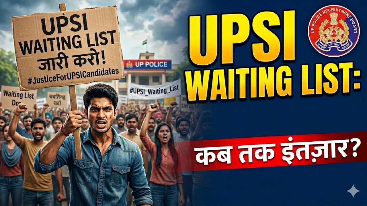 UPSI Waiting List कब तक इंतज़ार? | UP Police SI Second List Latest Update|upsi results 