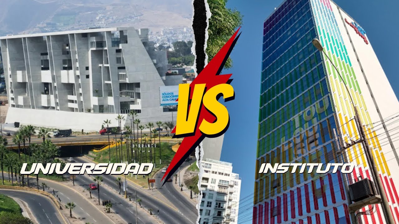 ¿Es mejor estudiar en un instituto o universidad en Perú? | 2023 - 2024