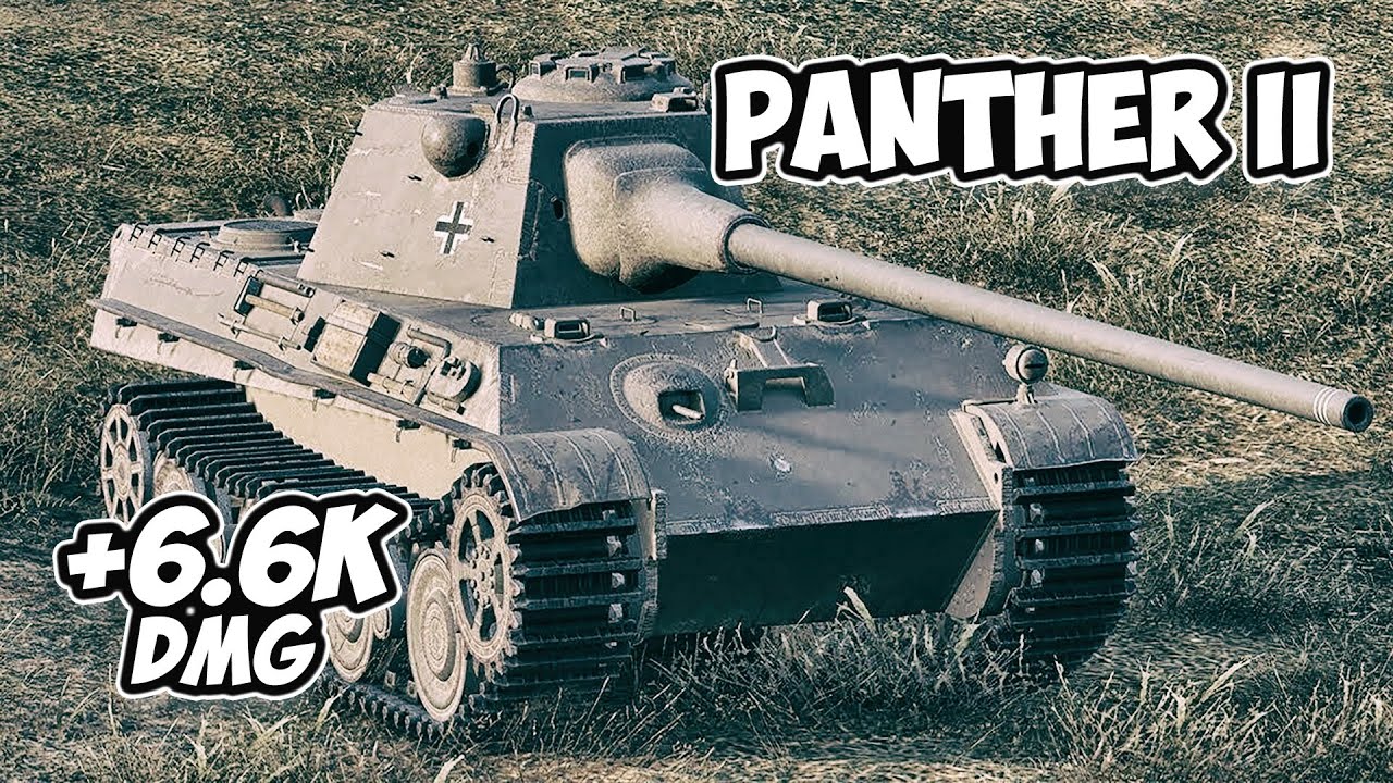 Panther II - 7 Фрагов 6.6К Урона - Олдовая Пантерка! - World Of Tanks