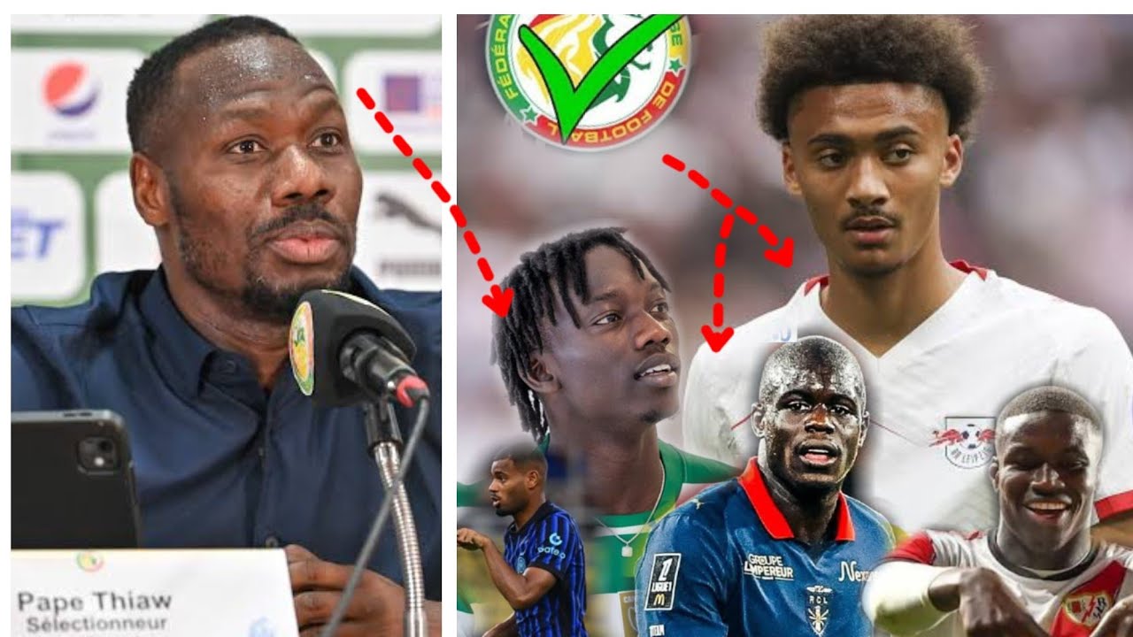 La liste probable des Renforts de l'équipe nationale du Sénégal avant Mondial 2026..