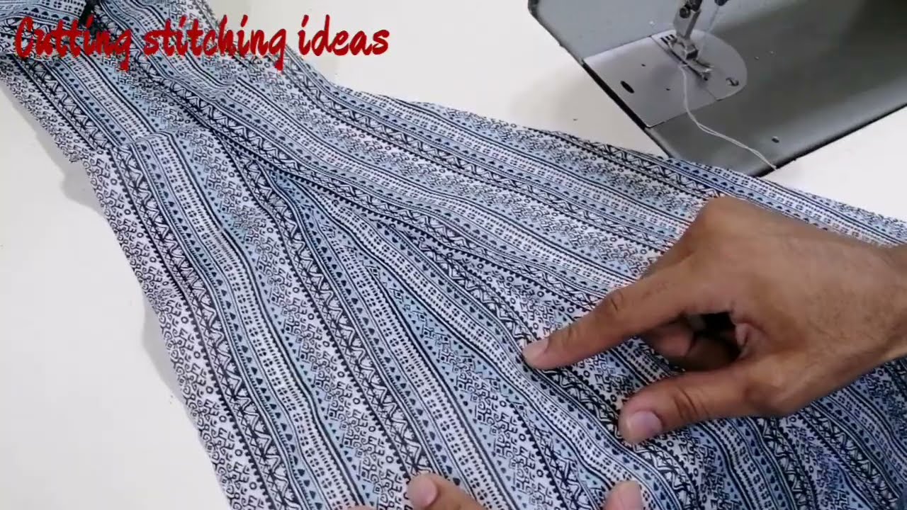 Nok kali penal frock cutting stitching ideas