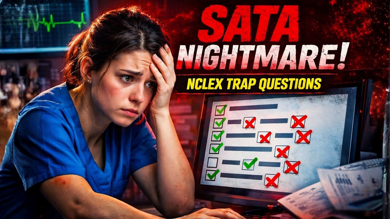 Топ-30 сложных вопросов SATA для пробного теста NCLEX #2026 #образование #учеба #исследование #fy...