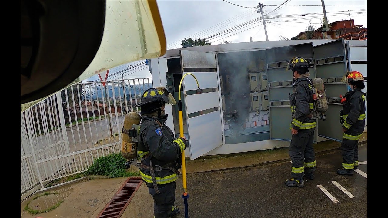 Emergencia Eléctrica (Incendio Medidores de luz) - Maquina 21 - Calle Barros Arana
