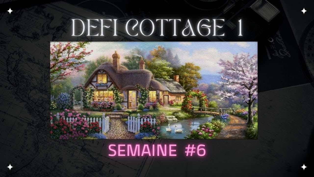 Défi Cottage 1 | Semaine #6 #crossstitch #vipcrossstitch #pointdecroix #puntodecruz #kreuzstich