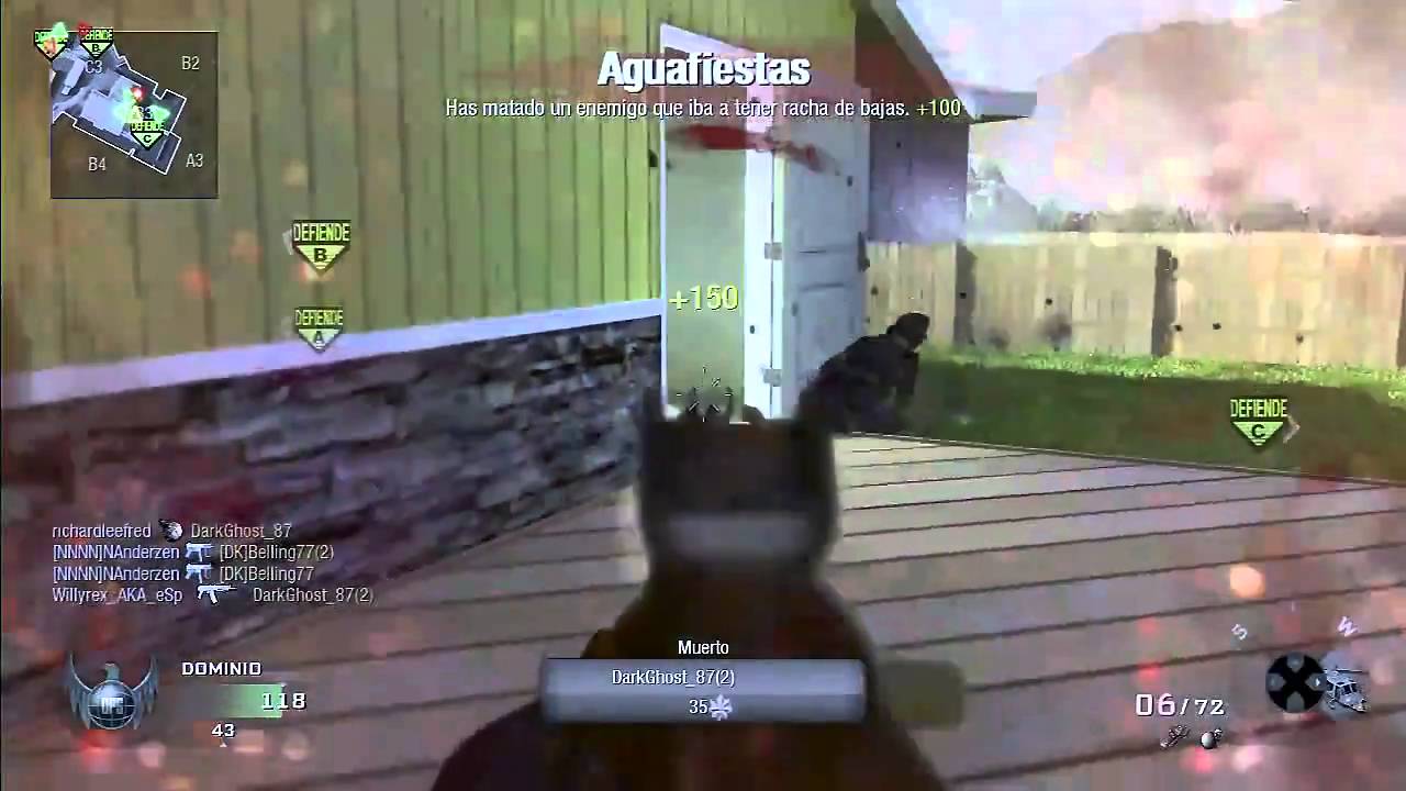 Call of Duty Black Ops: 61-6 Ak74u Dominio en Nuketown [HD] Comentado por Willyrex