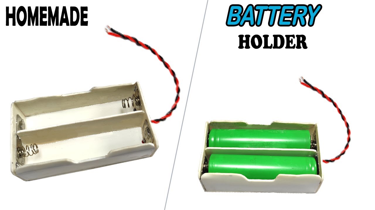 How To Make 18650 Lithium Battery Holder From PVC Pipe At Home