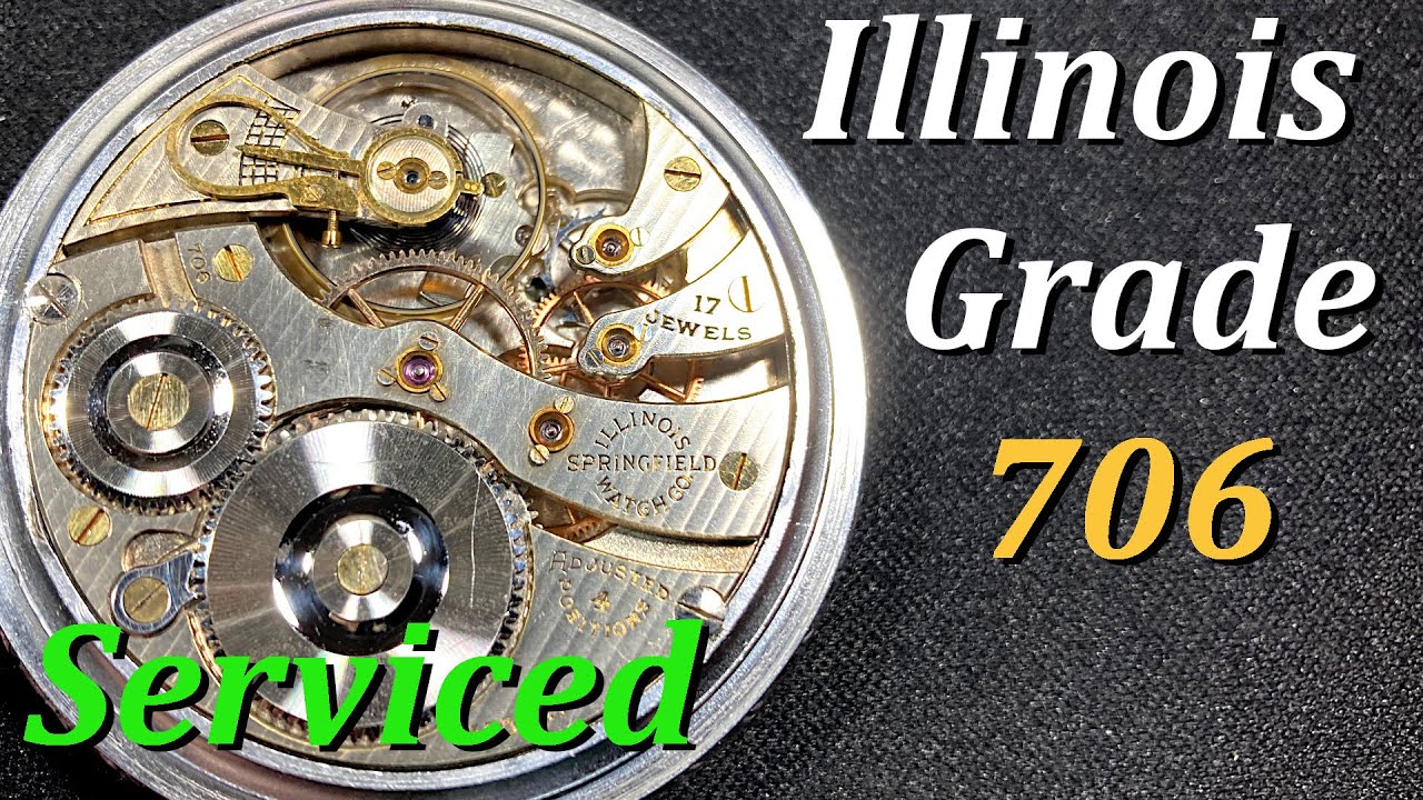 105 Year Old Illinois Pocket Watch Repaired