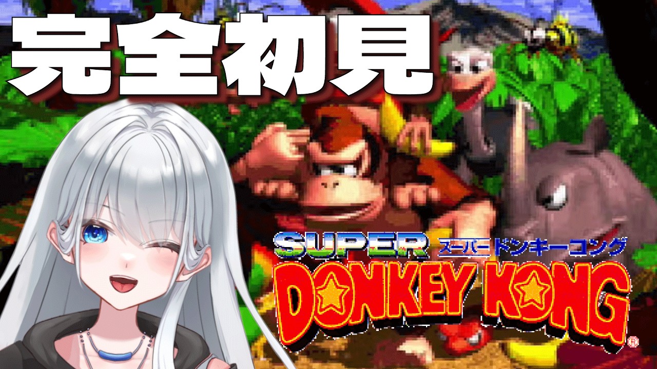 【スーパードンキーコング】完全初見、一夜でクリアできるか!？