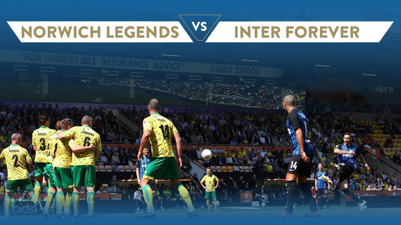 NORWICH CITY LEGENDS-INTER FOREVER 1-2 @Carrow Road | Highlights