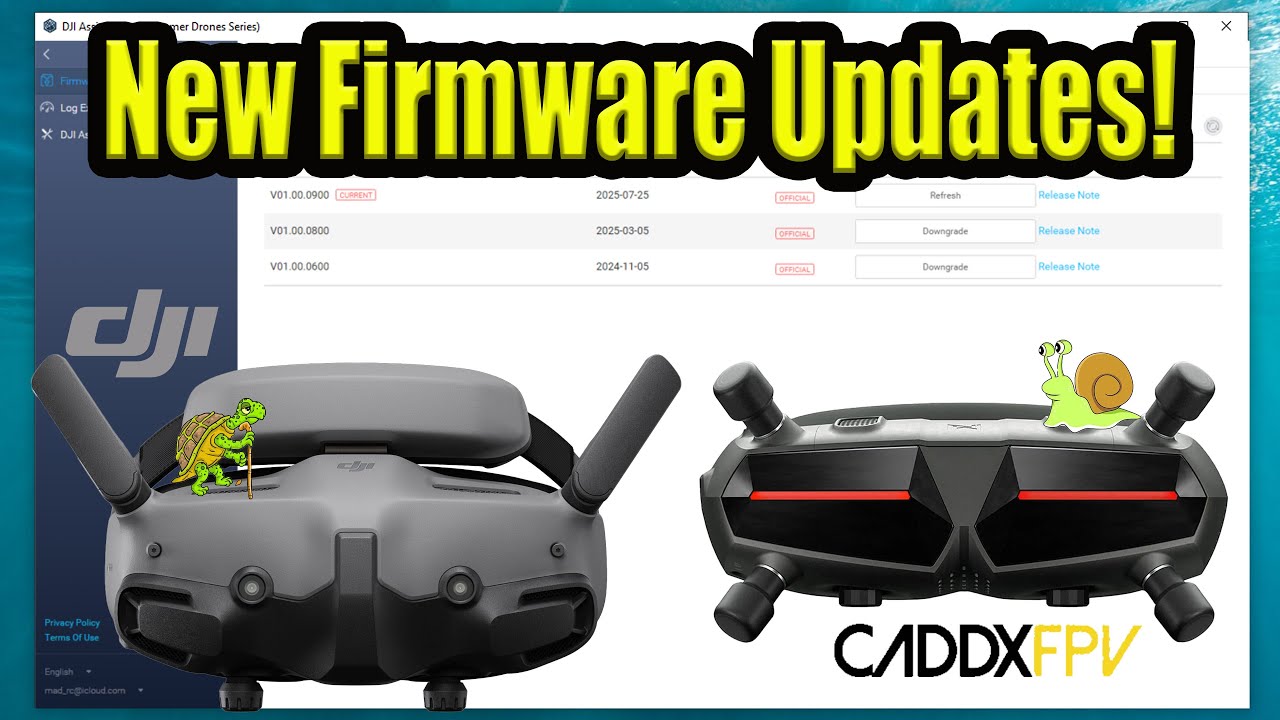 DJI And CaddX Release New Firmware & New Product Hints  - They Are Taking The P**s Now!