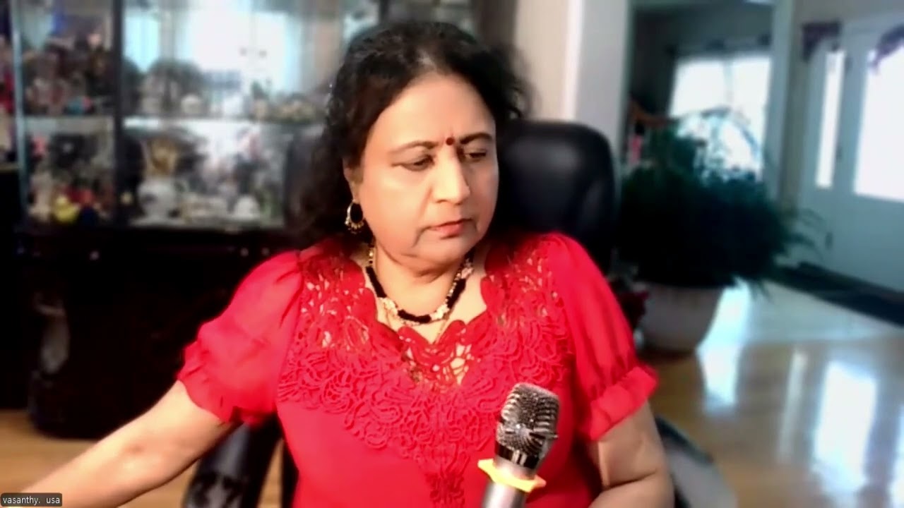 American Singer Vasanthy  ஏதோ மோகம்  Krishna Chandler Karaoke மின்மினிக்கு கண்ணில் ஒரு Nevis Karaoke