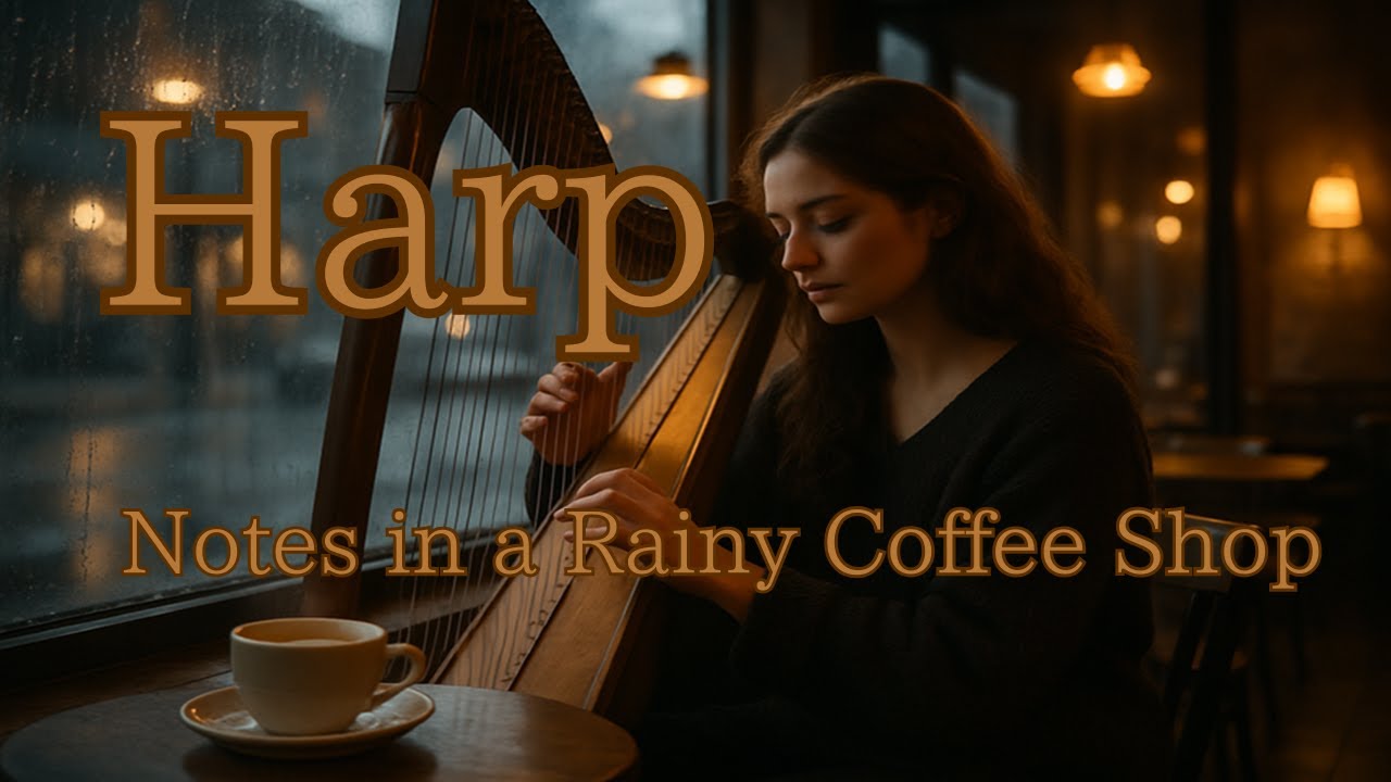 Harp Notes in a Rainy Coffee Shop 雨音とコーヒーの香りのハープ