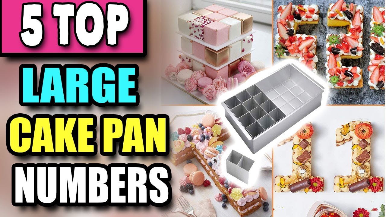 Best Number Shaped Cake Pans and letters