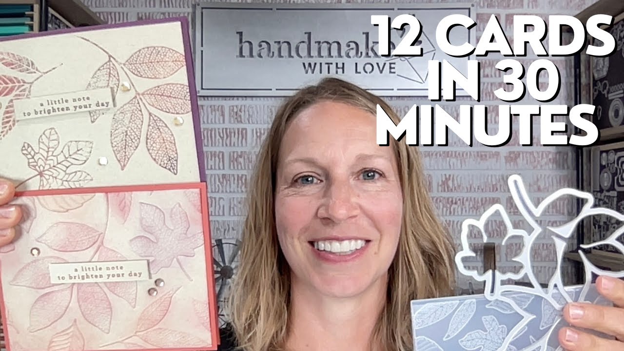 12 Cards In 30 Minutes + Tips For Quick Cards!
