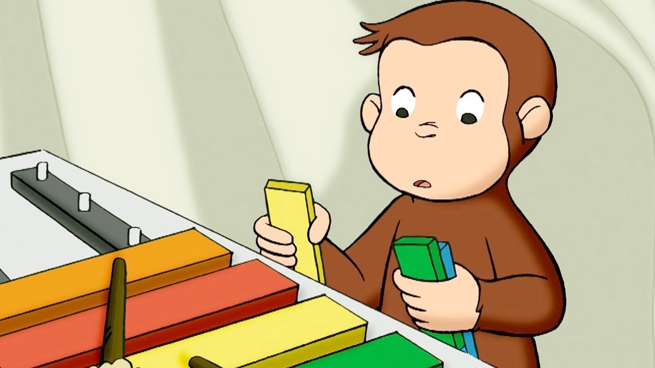 Nicke Nyfiken 🐵 204 Nicke Nyfiken och Tangenterna🐵 Tecknad Film för Barn 🐵 Kompilering 🐵Säsong 2
