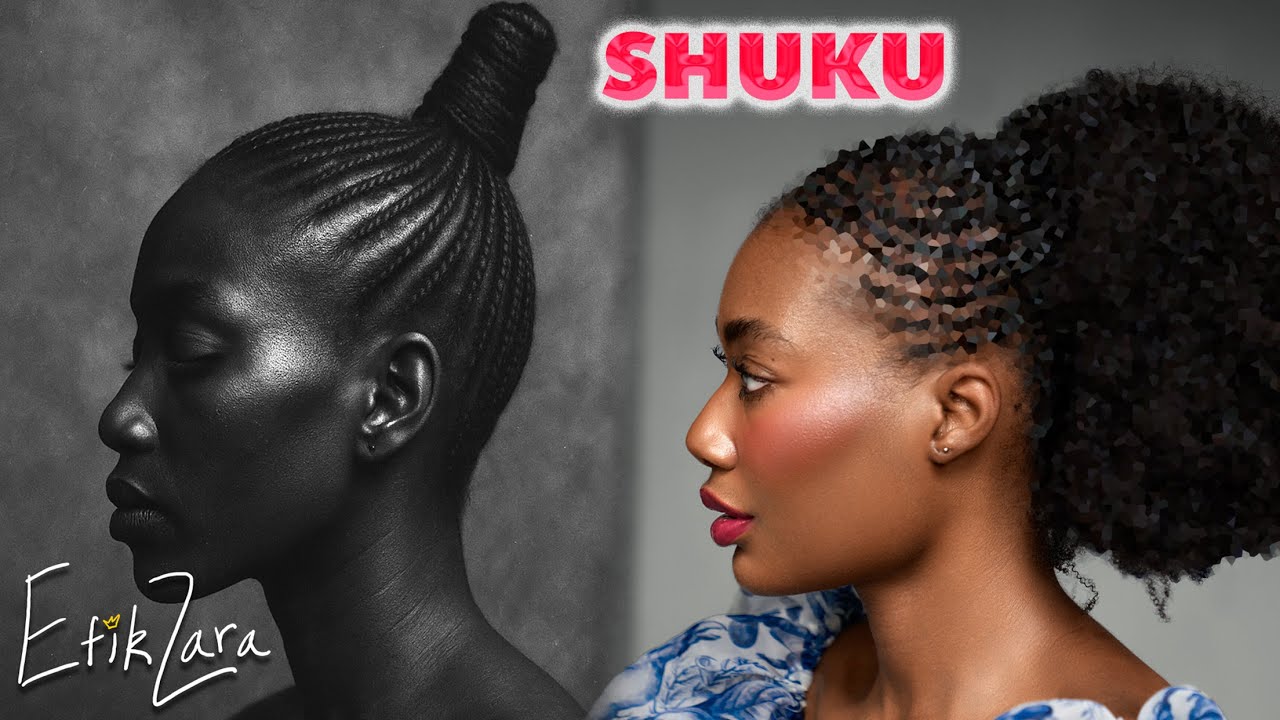 This Hairstyle GROWS LONG 4C Hair! | African Shuku Ponytail | EfikZara