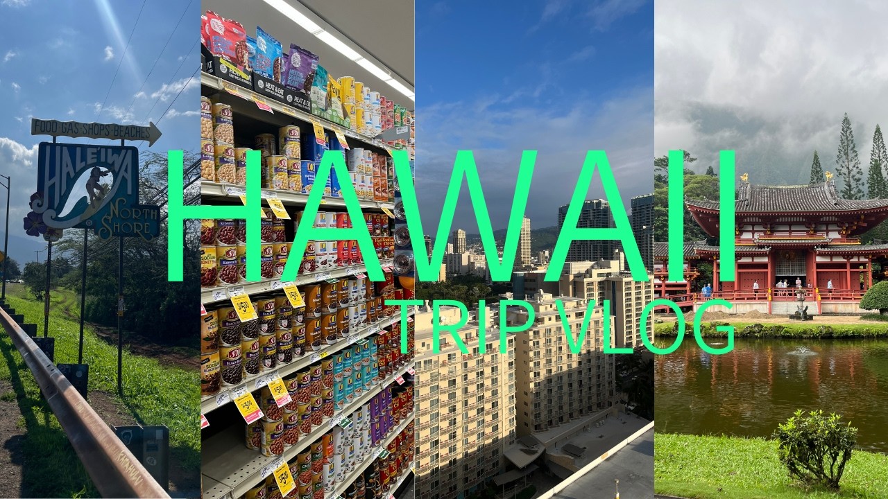 ハワイ旅行Vlog｜8泊10日｜母娘冬のノープラン大人2人旅🌺｜おすすめプライベートツアー｜絶景ノースショアのタートルベイリゾートでランチ｜トロリーバスでマラサダ｜イタリアンディナー｜DAY3-4