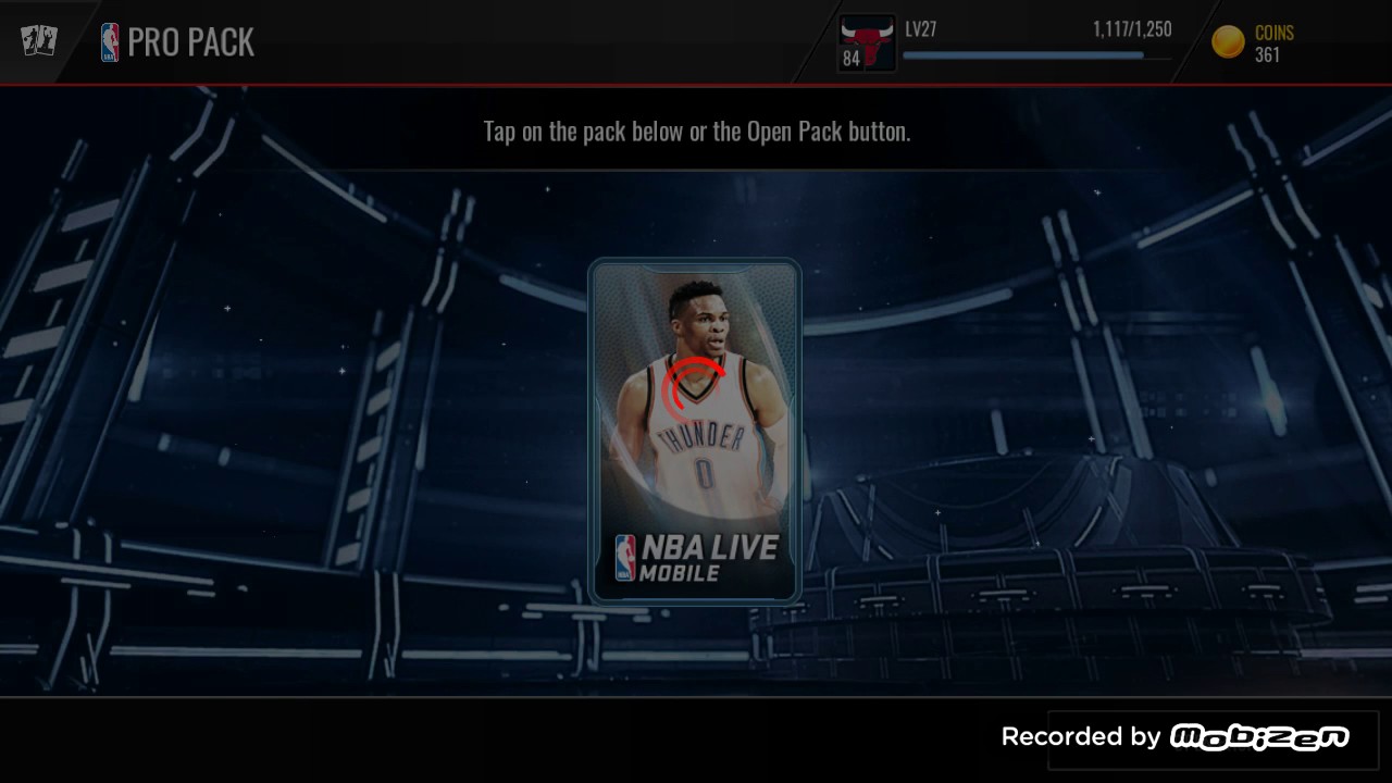 NBA LIVE MOBILE PACK OPENING MOTIVATOR 85+