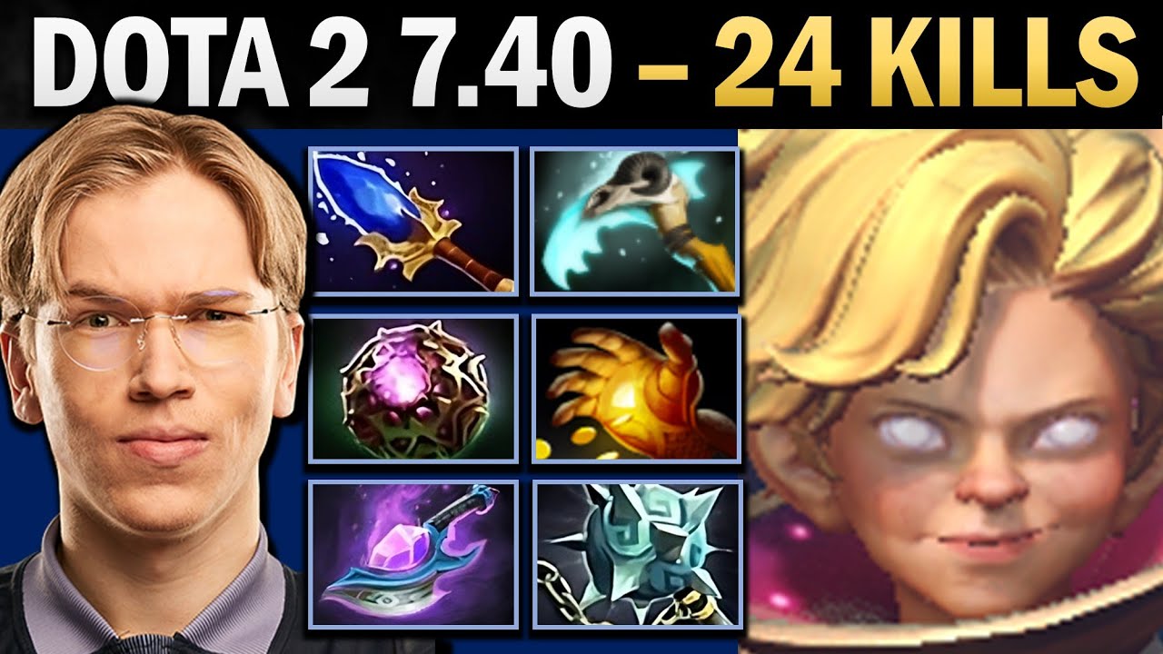Invoker Pro Mid with 24 Kills and Scythe Vyse - Dota 7.41