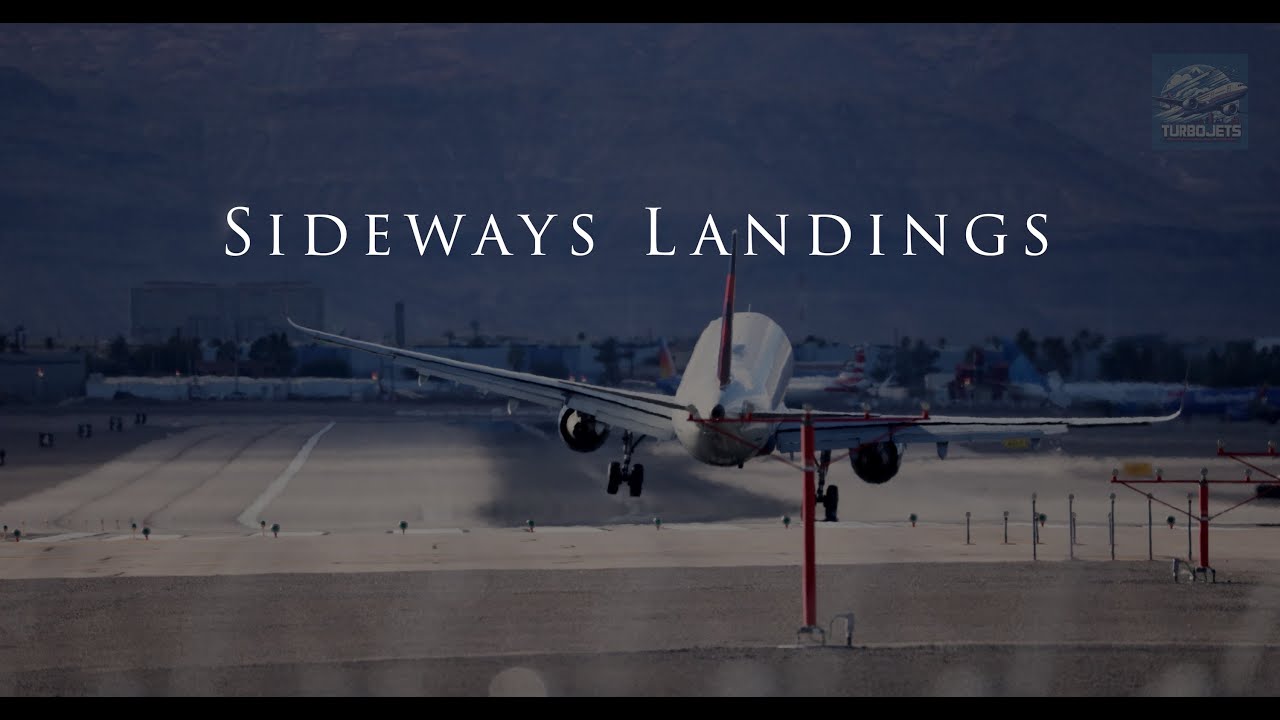 Crosswind LANDINGS day in VEGAS. Sideways TOUCHDOWNS!!