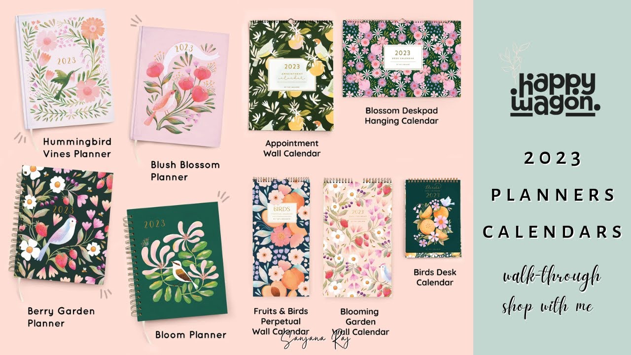 Happy Wagon Planner 2023 | Tatiana Planner 2023 | Walk-through & Shop With Me | Sanjana Raj