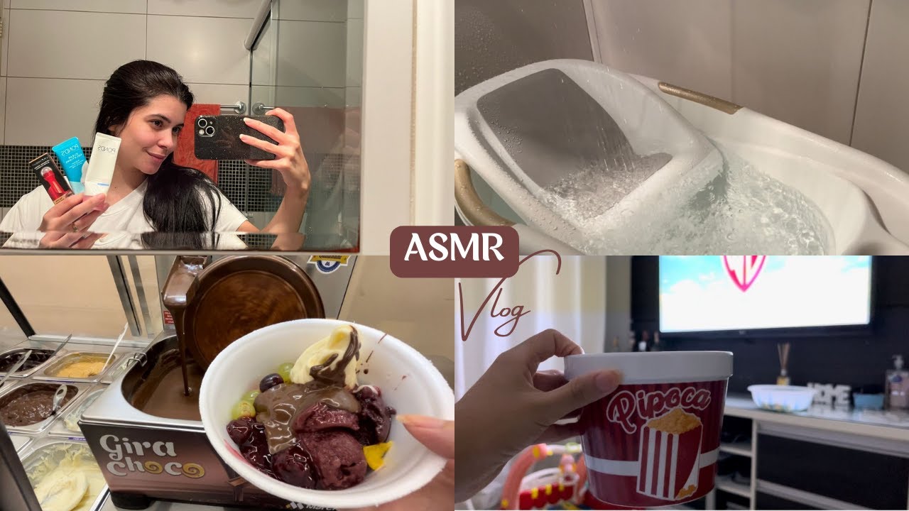 ASMR VLOG - UM DIA COMIGO