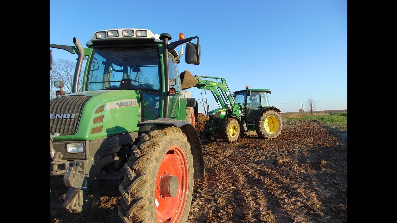 Obornik I Spreading manure I 2018 I John Deere I Fendt I Valtra I