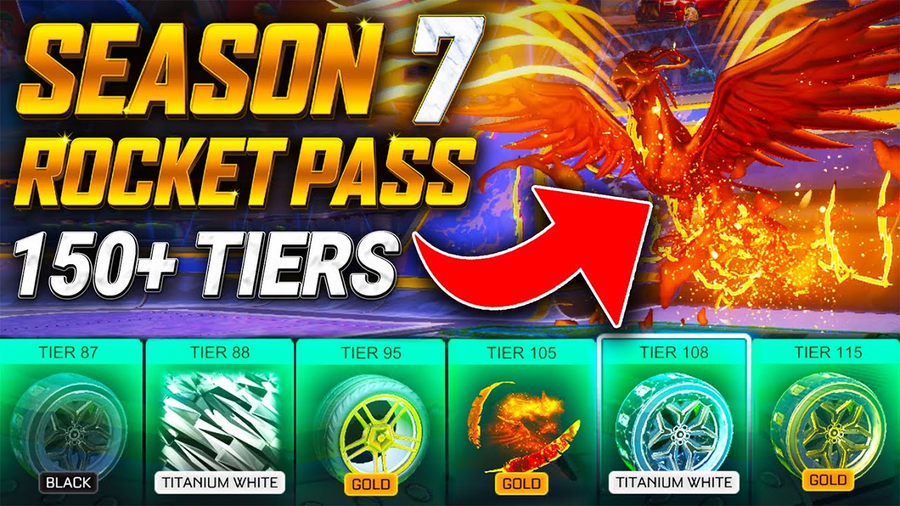 OPENING 150+ TIERS OF THE SEASON 7 ROCKET PASS IN ROCKET LEAGUE!