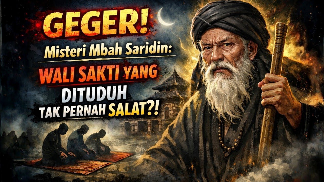GEGER! Misteri Mbah Saridin: Wali Sakti yang Dituduh Tak Pernah Salat?!