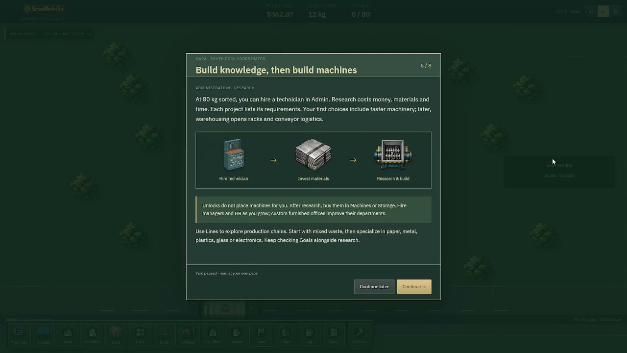ScrapWorks Inc. Игровой тест демо-версии песочницы