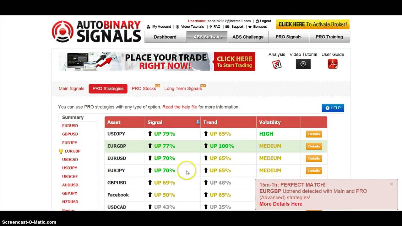 Auto Binary Signals Full Review & Live Trading