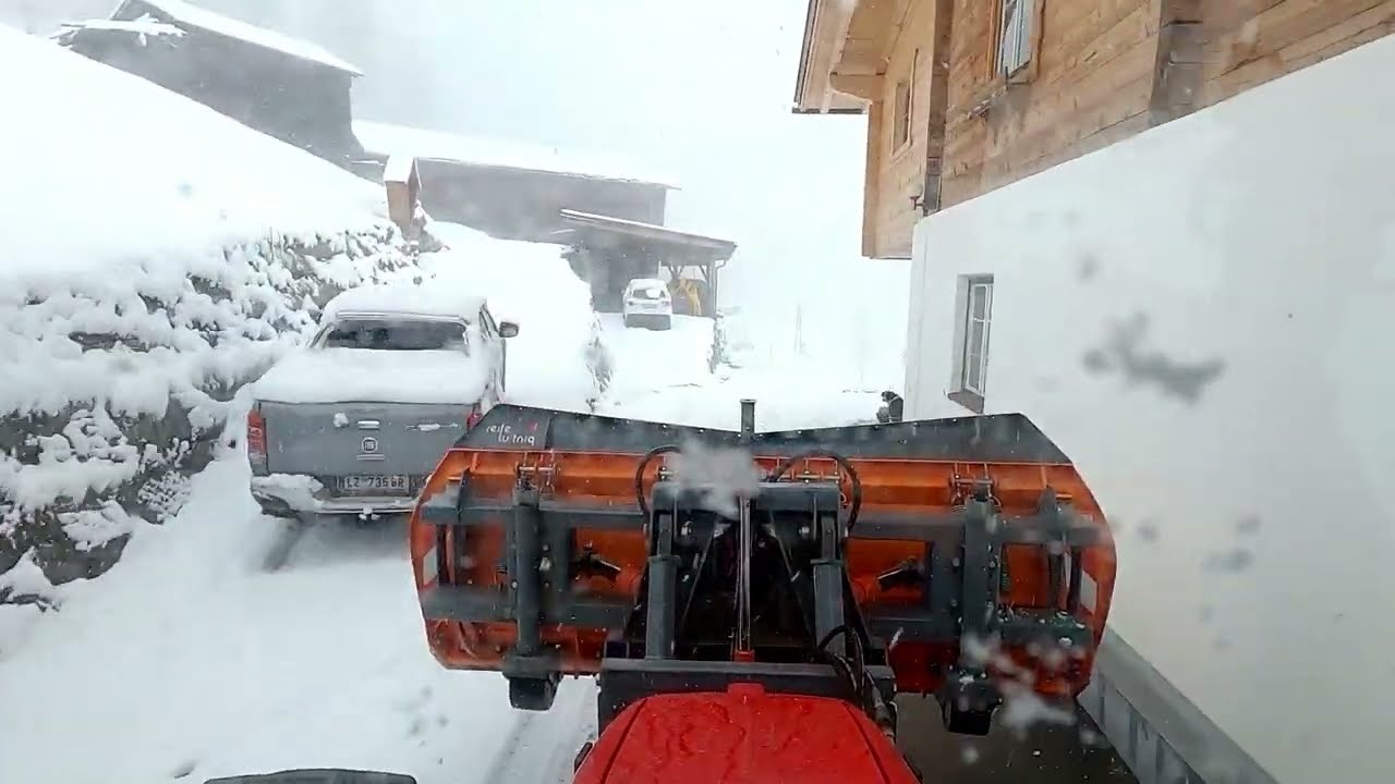 ❄️#winterdienst❄️#schneeräumung❄️Wintereinbruch im Februar 🚜😎