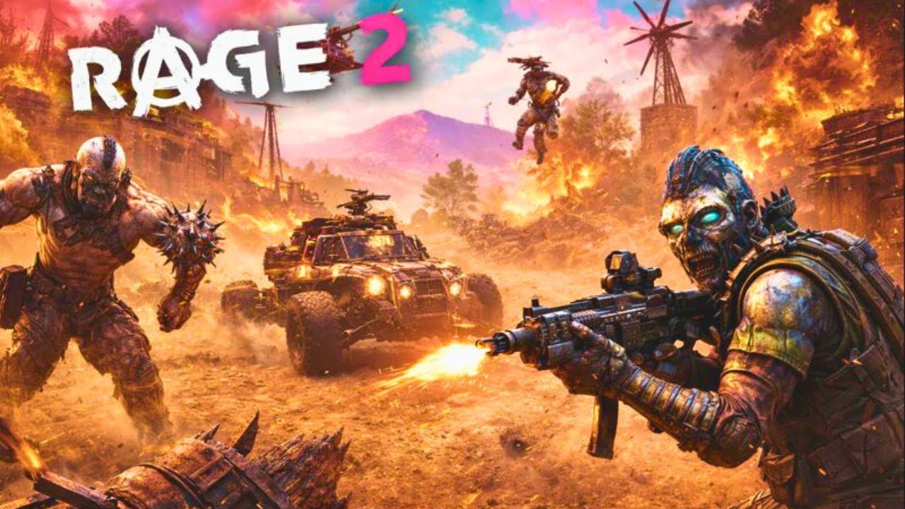 Rage 2 | Lunch Break Special - Wasteland Chaos Continues | Road to 500 Subs!